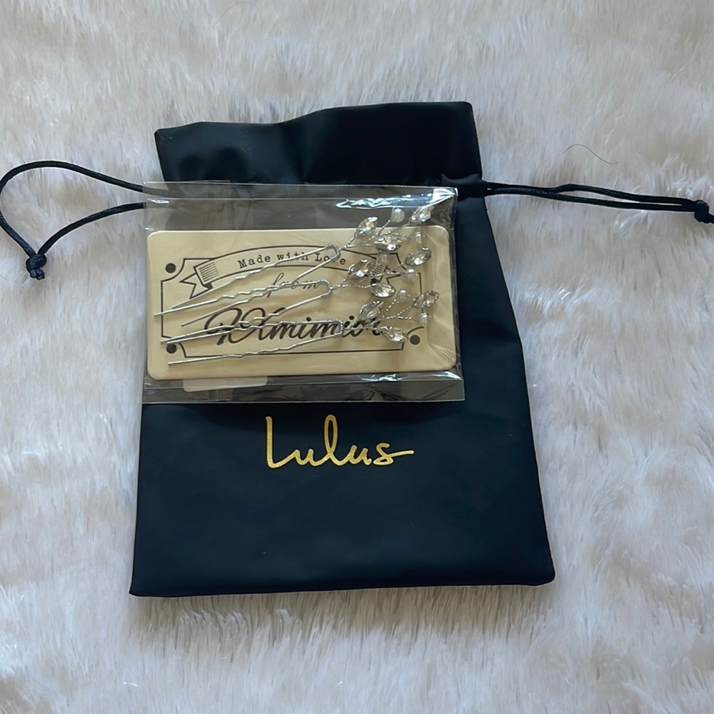 Lulus bridal hair pins